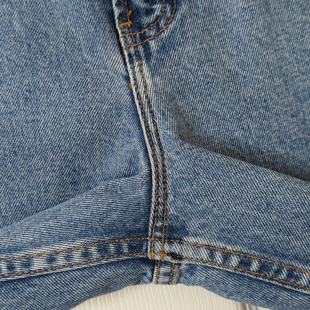 Gap Y2K Vintage Medium Wash High Waisted Reverse Fit Ankle Length Mom Jeans 12 - Picture 11 of 13